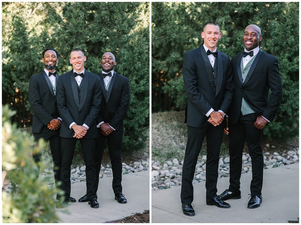 groomsmen at the Winslet